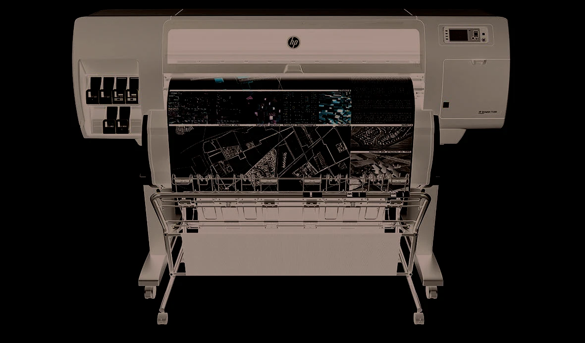 HP DesignJet T7200 Dual Roll Production Printer (Refurbished)